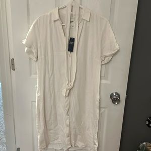 Abercrombie & Fitch White Knee Length Dress NWT